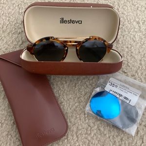 Illesteva Milan tortoise shell sunglasses
